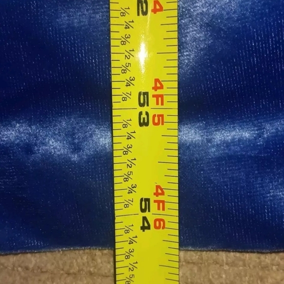 Vintage It's A Charm 70s Maxi Womens Velvet Ruffle Neck Robe/HouseCoat Size M - Picture 15 of 16